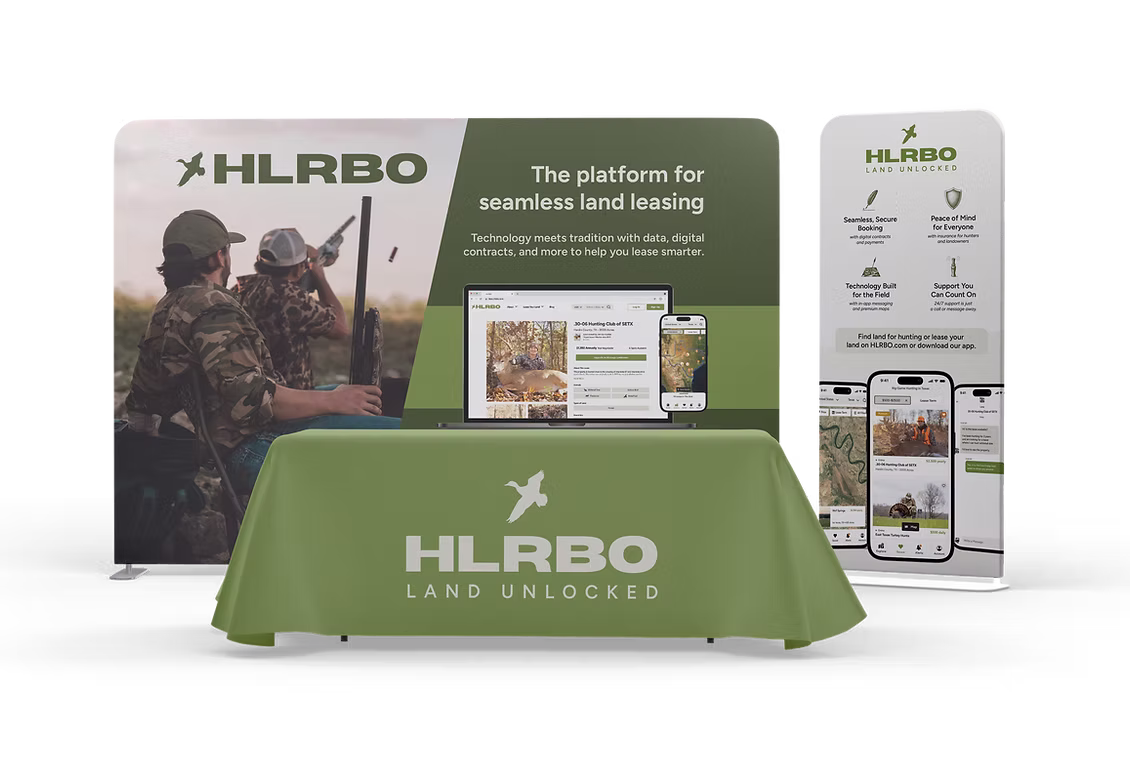HLRBO booth mockup