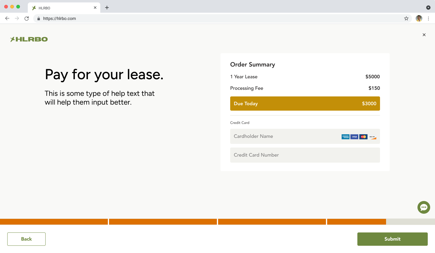 Pay for your lease